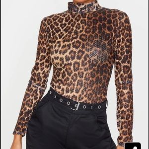 Animal print bodysuit !
